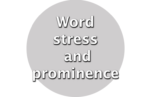 Word stress and prominence
